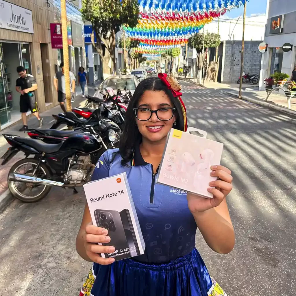 Sorteio Junino do provedor de internet MacaubasNet para todos os clientes com a mensalidade em dias.